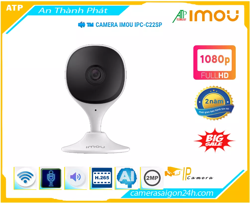 camera wifi gia đình giá rẻ Imou IPC-C22SP