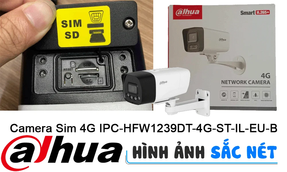 Camera Dahua DH-IPC-HFW1239DT-4G-ST-IL-EU-B
