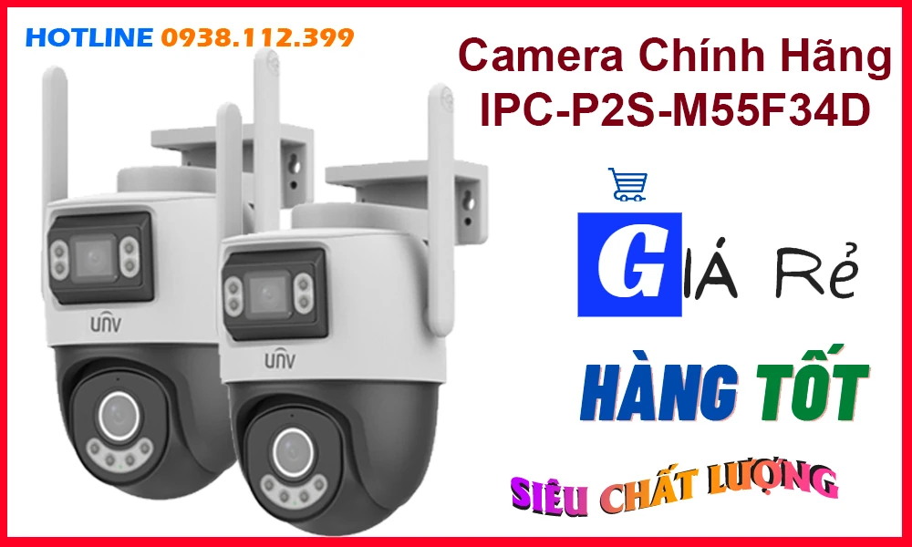 Camera Ống Kính Kép IPC-P2S-M55F34D (5MP)