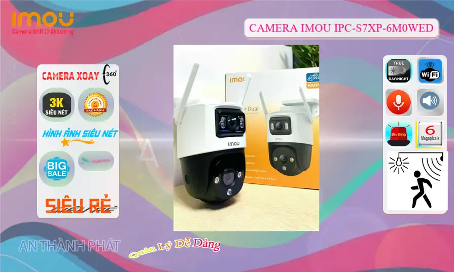 Camera Imou IPC-S7XP-6M0WED