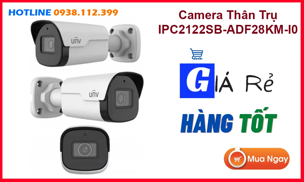 Camera Uniview IPC2122SB-ADF28KM-I0 Camera Uniview IPC2122SB-ADF28KM-I0