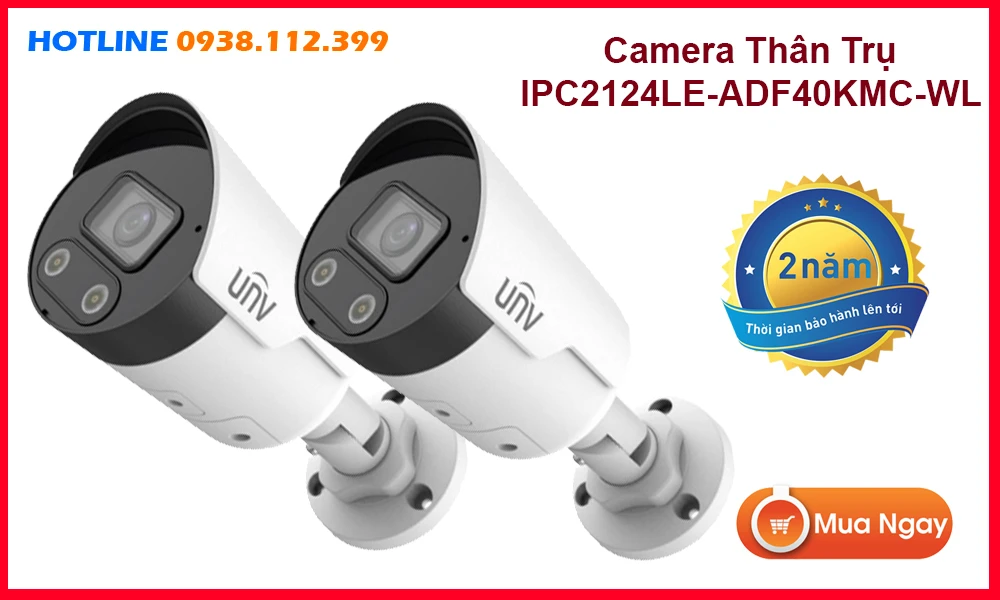 Camera Uniview IPC2124LE-ADF40KMC-WL
