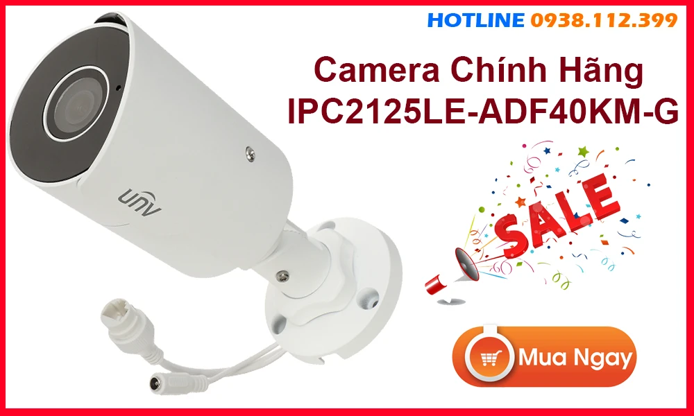 Camera Uniview IPC2125LE-ADF40KM-G
