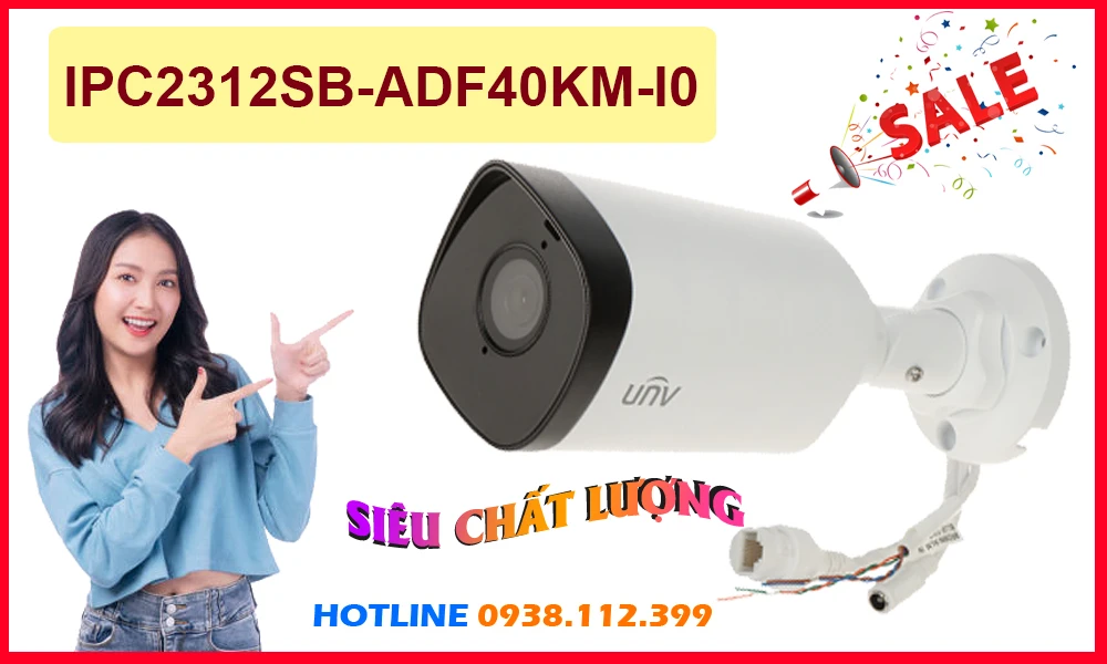 Camera Uniview IPC2312SB-ADF40KM-I0