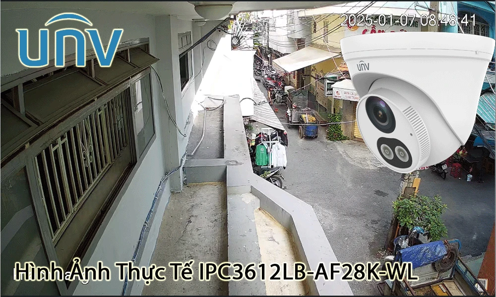 Camera Uniview IPC3612LB-AF28K-WL