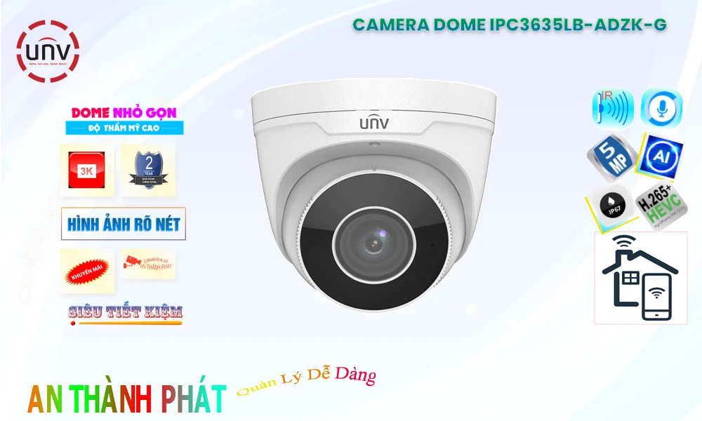 Camera Uniview IPC3635LB-ADZK-G Camera Uniview IPC3635LB-ADZK-G