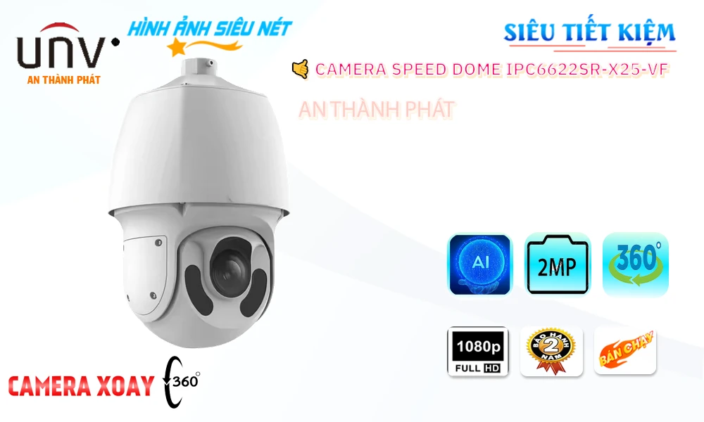 Camera IPC6622SR-X25-VF UNV (Uniview) Chất Lượng