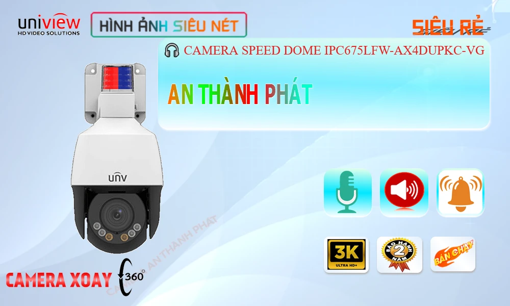 IPC675LFW-AX4DUPKC-VG UNV (Uniview) Chất Lượng