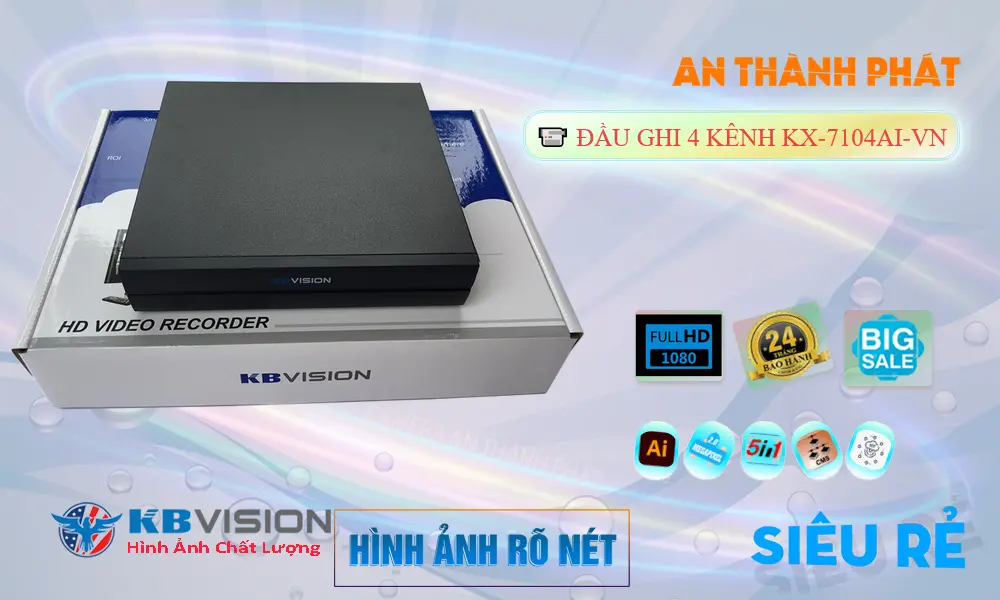 Đầu Ghi Kbvision KX-7104Ai-VN