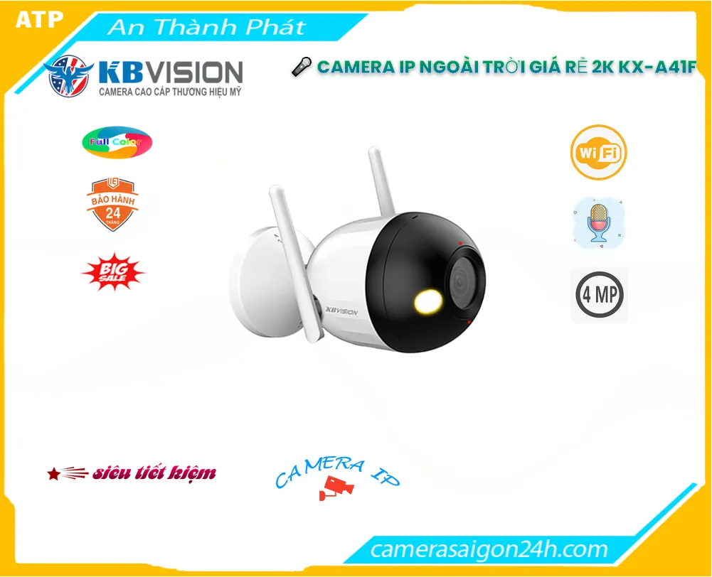 KX-A41F Camera IP Ngoài Trời 4MP