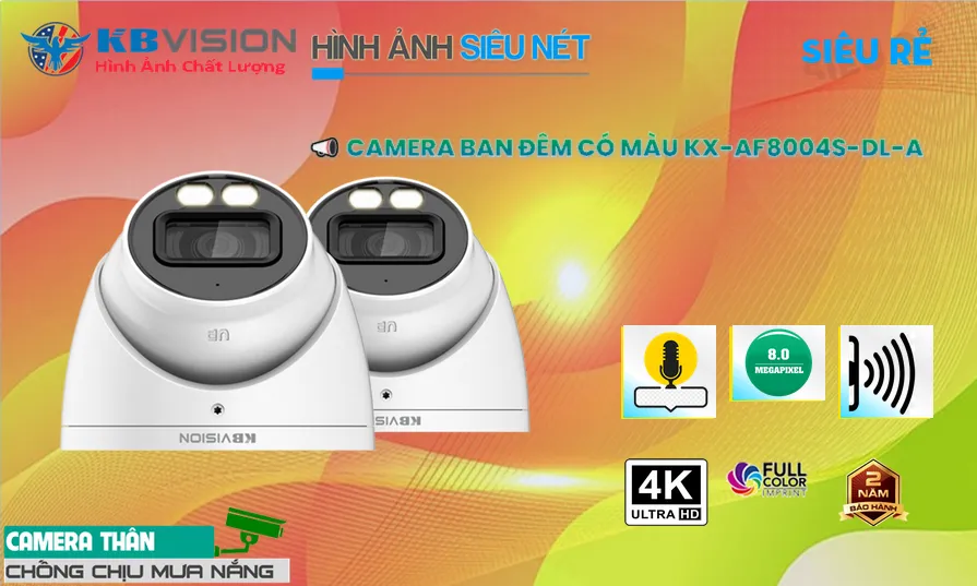 Camera Trong Nhà Giá Rẻ 4K KX-AF8004S-DL-A
