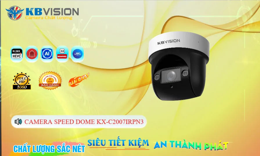 KX-C2007IRPN3 Camera PTZ Ốp Trần