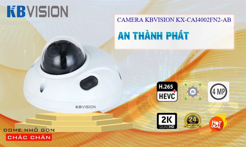 KX-CAi4002FN2-AB Camera Dome AI Góc Rộng