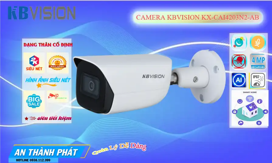 Camera Kbvision KX-CAi4203N2-AB