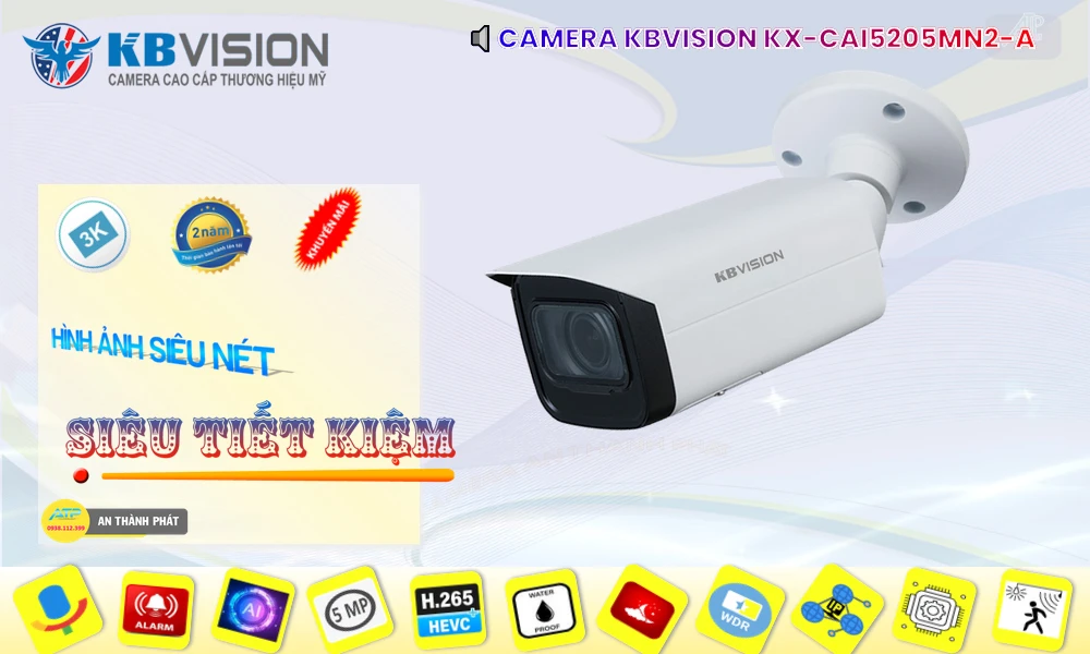 Camera An Ninh  KBvision KX-CAi5205MN2-A Công Nghệ Mới