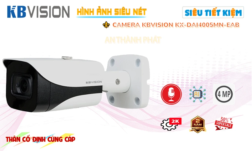 KX-DAi4005MN-EAB Camera  KBvision Công Nghệ Mới