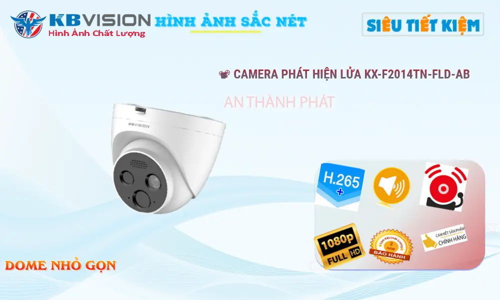 Camera Phát Hiện Lửa Kbvision KX-F2014TN-FLD-AB