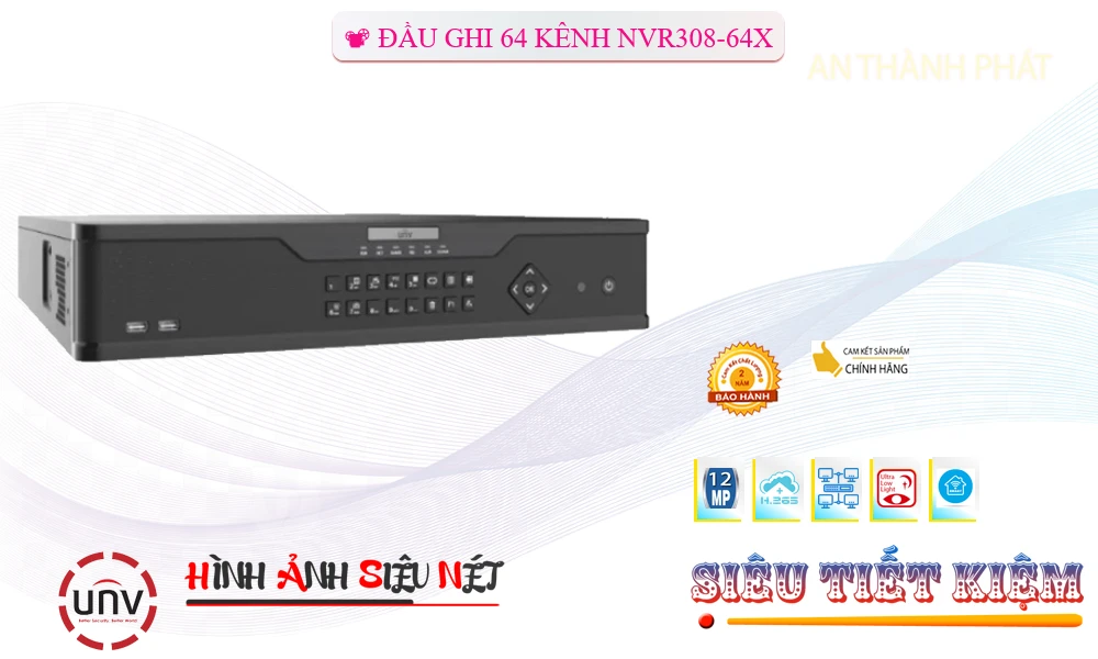 Đầu Ghi Camera NVR308-64X Uniview Đầu Ghi Camera NVR308-64X Uniview