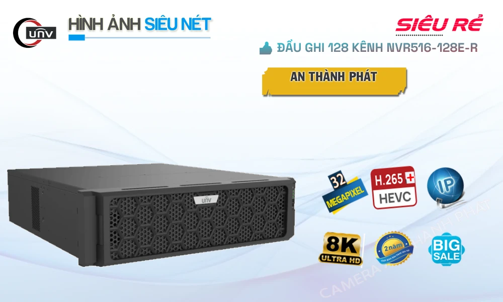 NVR516-128E-RThiết Bị Ghi Hình Chất Lượng UNV (Uniview)