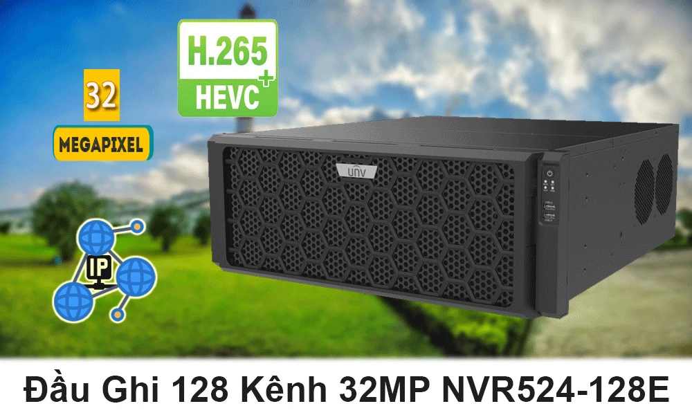 Đầu Thu KTS UNV (Uniview) NVR524-128E Công Nghệ Mới Đầu Thu KTS UNV (Uniview) NVR524-128E Công Nghệ Mới