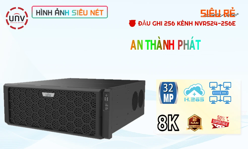 Đầu Thu NVR524-256E UNV (Uniview) ✲