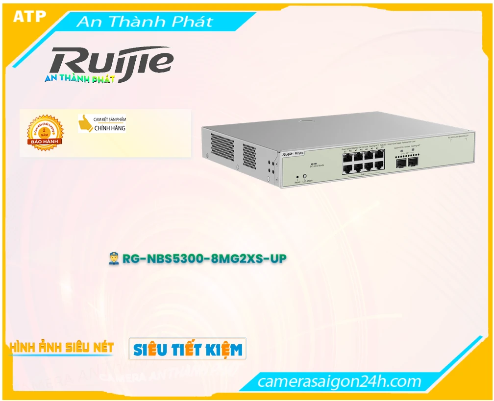 Thiết Bị Mạng Ruijie RG-NBS5300-8MG2XS-UP