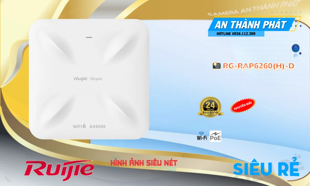 Router Wifi Ruijie  RG-RAP6260(H)-D