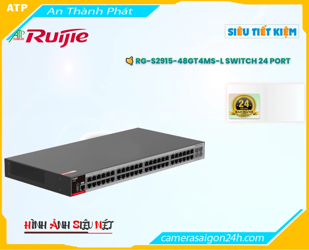 RG-S2915-48GT4MS-L  Switch Thiết bị nối mạng