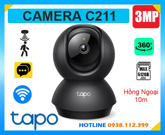 Camera IP Wifi Không Dây Tapo C211 (3MP), lắp đặt camera Tapo C211, camera không dây Tapo C211, camera quan sát Tapo C211, Tapo C211, C211, camera Tapo C211 giá rẻ, camera quay xoay 360 Tapo C211, lắp camera Tapo C211 giá rẻ, camera Tapo C211 chính hãng,