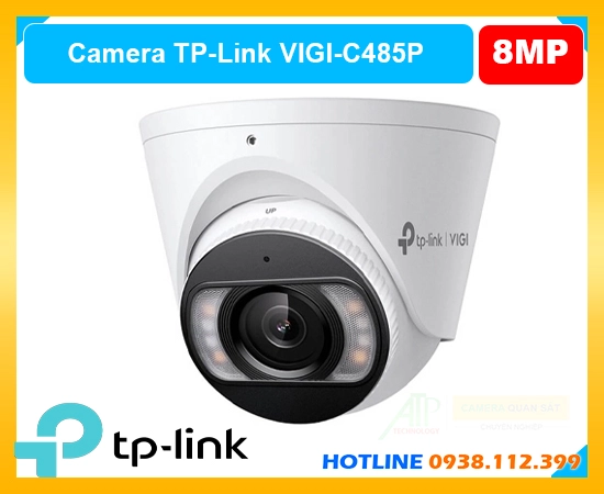 camera full color VIGI C485P, camera 8MP ngoài trời C485P, camera 4K có ghi âm VIGI C485P, camera AI phân loại người xe VIGI C485P, camera cảnh báo chủ động C485P, camera chống nước IP67 C485P, camera full color ban đêm VIGI C485P