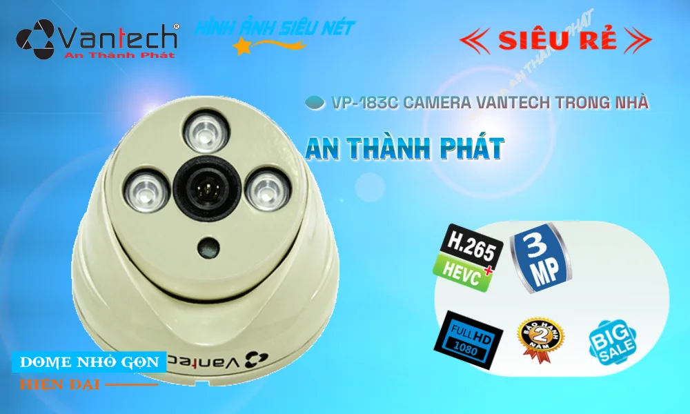 Camera VanTech VP-183C Tiết Kiệm