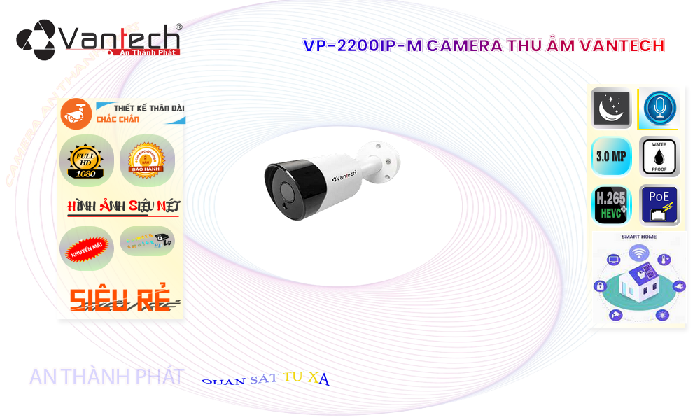 VP-2200IP-M Camera An Ninh Đang giảm giá 🌟👌