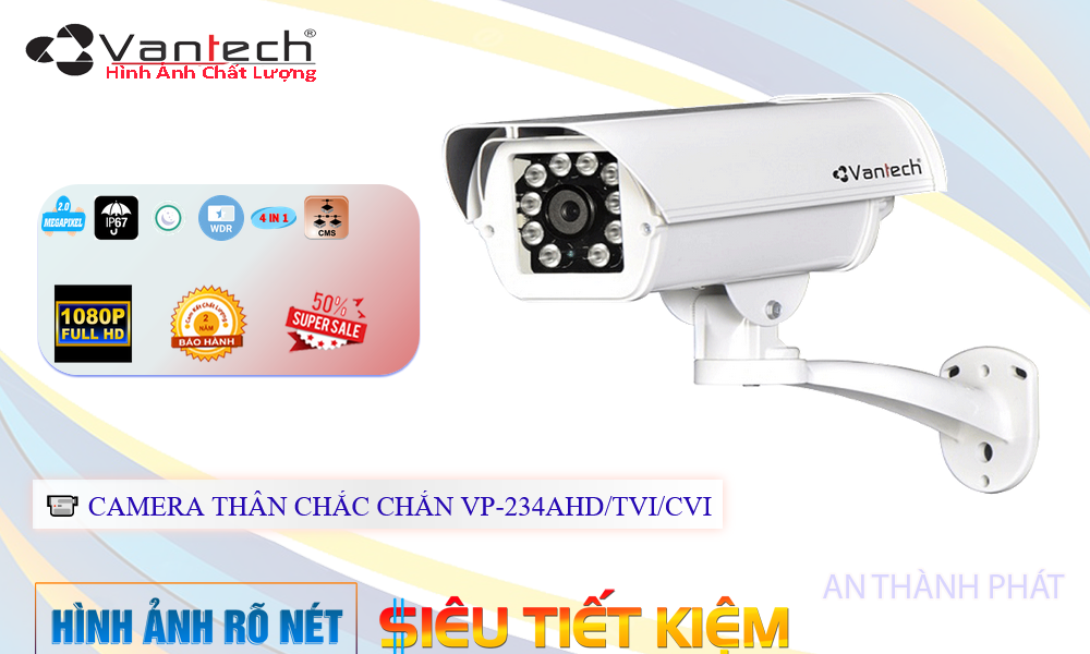 VP-234AHD/TVI/CVI Camera VanTech
