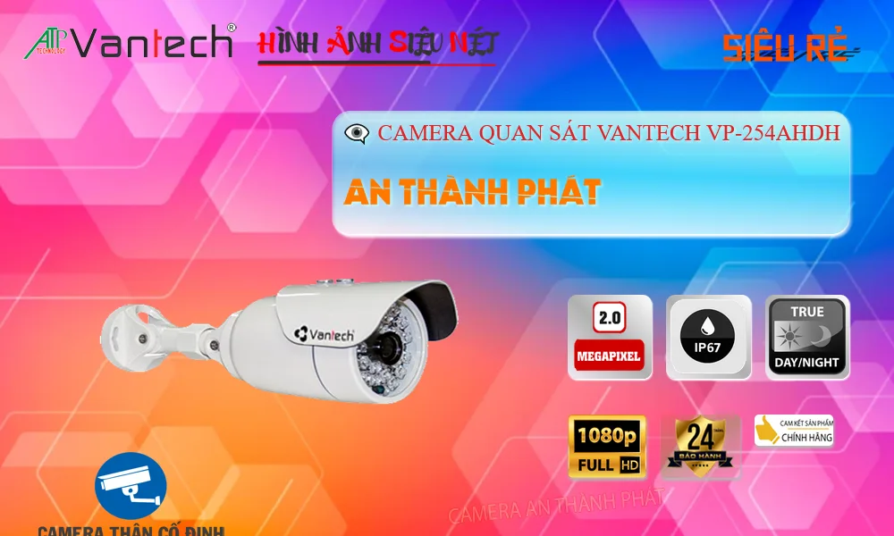 VP-254AHDH Camera Chất Lượng VanTech