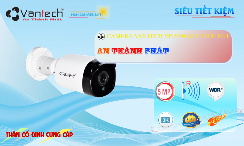 VP-5200A|T|C Camera Giá rẻ VanTech