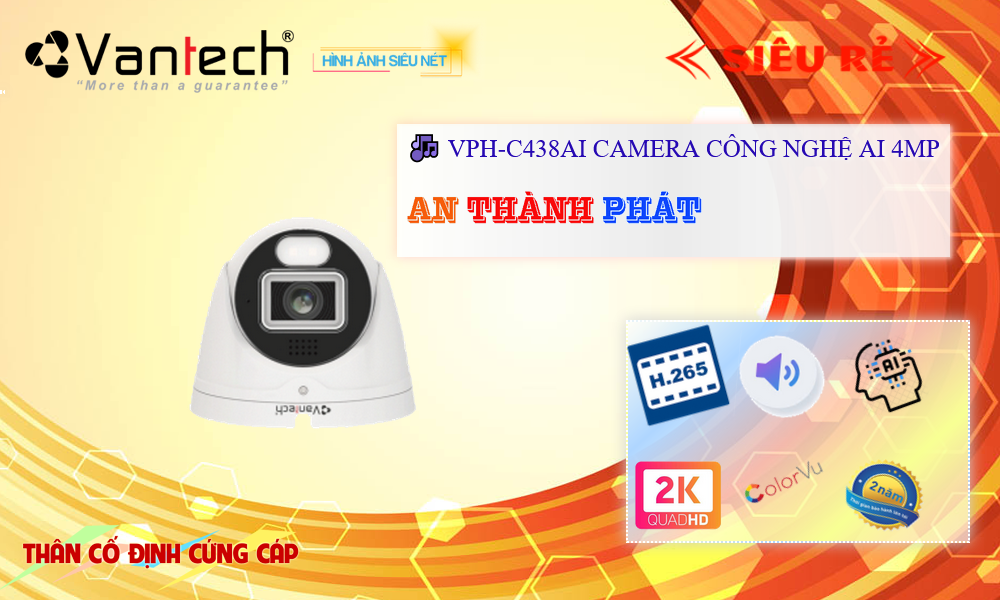 Camera VanTech VPH-C438AI Tiết Kiệm