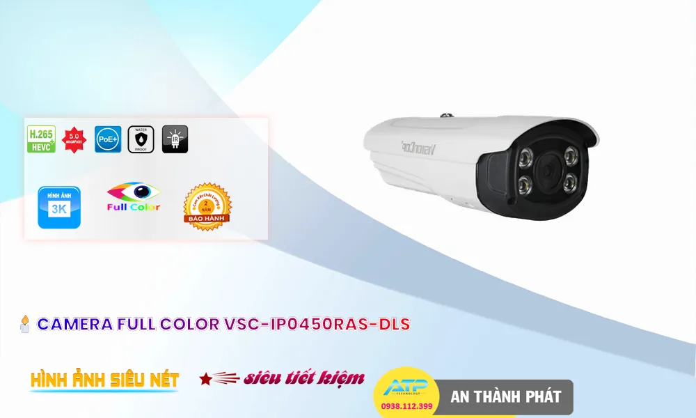 Camera Visioncop VSC-IP0450RAS-DLS