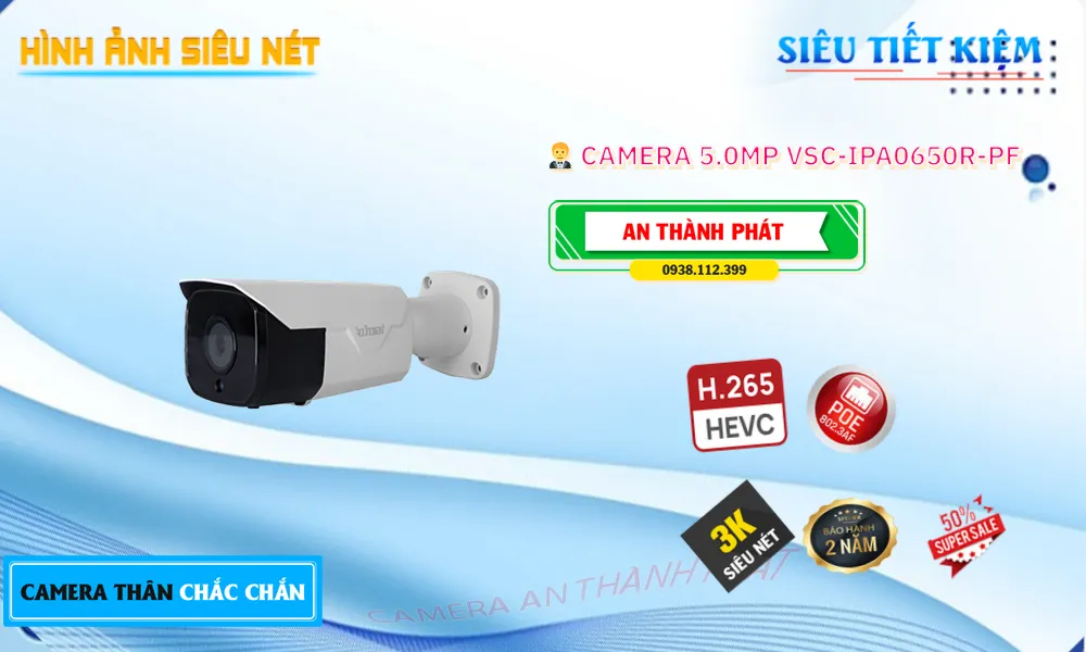 Camera Visioncop VSC-IPA0650R-PF