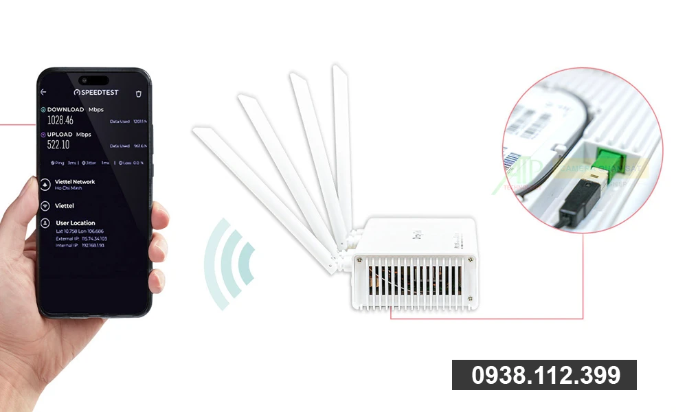 Router GPON Draytek Vigor1100AX