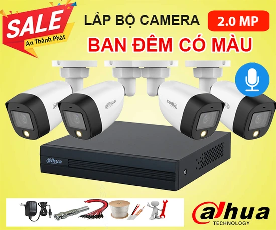 Lắp camera Full Color Dahua giá rẻ, camera full color dahua, camera dahua DH-HAC-HFW1239CP-LED, camera DH-HAC-HFW1239CP-LED,DH-HAC-HFW1239CP-LED, 1239 dahua