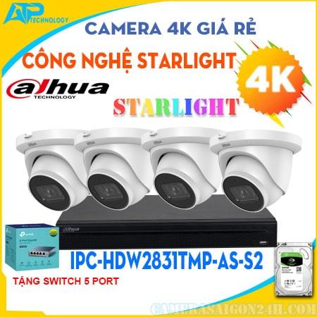   Camera IPC-HDW2831TMP-AS-S2 Dahua IP là dòng Lite có hỗ trợ Starlight ,với thiết kế bán cầu trang nhã .Vỏ ngoài chắc chắn ,phù hợp với việc lắp đặt ở mọi vị trí mong muốn ,kèm theo các công nghệ thông minh cũng là một ưu điểm lớn
