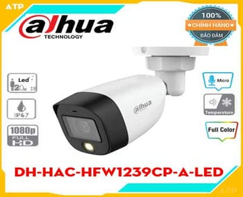 Camera HDCVI 2MP Full Color DAHUA DH-HAC-HFW1239CP-A-LED,Camera HDCVI 2MP Full Color DAHUA DH-HAC-HFW1239CP-A-LED giá rẻ,bán Camera HDCVI 2MP Full Color DAHUA