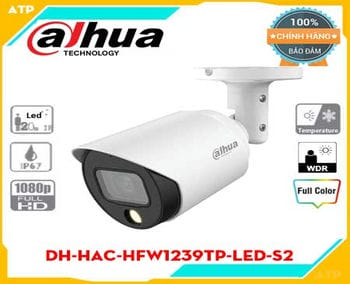 Camera HDCVI 2MP Full Color DAHUA DH-HAC-HFW1239TP-LED-S2,lắp đặt Camera HDCVI 2MP Full Color DAHUA DH-HAC-HFW1239TP-LED-S2,bán Camera HDCVI 2MP Full Color