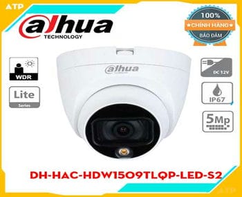 Camera HDCVI 5MP Full Color DAHUA DH-HAC-HDW1509TLQP-LED-S2,Camera HDCVI 5MP Full Color DAHUA DH-HAC-HDW1509TLQP-LED-S2 giá rẻ,Camera HDCVI 5MP Full Color
