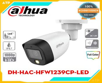 Camera HDCVI 2MP Full Color DAHUA DH-HAC-HFW1239CP-LED,lắp đặt Camera HDCVI 2MP Full Color DAHUA DH-HAC-HFW1239CP-LED,bán Camera HDCVI 2MP Full Color DAHUA