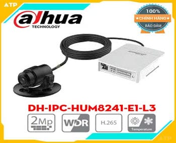 Camera IP 2.0 Megapixel DAHUA DH-IPC-HUM8241-E1-L3,Camera IP 2.0 Megapixel DAHUA DH-IPC-HUM8241-E1-L3 chính hãng,Camera IP 2.0 Megapixel DAHUA