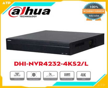 Đầu ghi hình camera IP 32 kênh DAHUA DHI-NVR4232-4KS2/L,Đầu ghi hình IP 32 kênh DAHUA DHI-NVR4232-4KS2/L,lắp Đầu ghi hình IP 32 kênh DAHUA