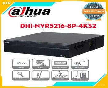 Bán đầu ghi IP 16 kênh DAHUA DHI-NVR5216-8P-4KS2 giá rẻ,Đầu ghi hình DAHUA DHI-NVR5216-8P-4KS2 chính hãng,Đầu ghi IP 16 kênh DAHUA DHI-NVR5216-8P-4KS2 giá