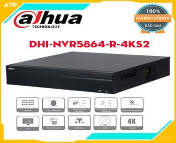 Bán đầu ghi IP 64 kênh DAHUA DHI-NVR5864-R-4KS2 giá rẻ,Đầu ghi IP 64 kênh DAHUA DHI-NVR5864-R-4KS2 chất lượng,Đầu ghi IP 64 kênh DAHUA DHI-NVR5864-R-4KS2 chính