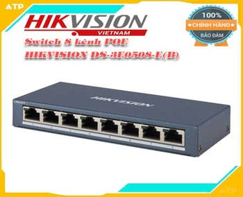 Switch 8 kênh POE HIKVISION DS-3E0508-E(B),DS-3E0508-E(B),3E0508-E(B),HIKVISION DS-3E0508-E(B),Switch DS-3E0508-E(B),Switch 3E0508-E(B),Switch HIKVISION
